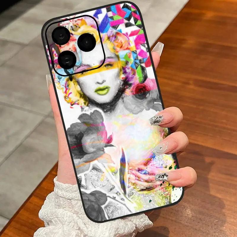 Чехол для телефона Певец Мадонна iPhone 7 8 Plus 11 12 13 Pro Max 14