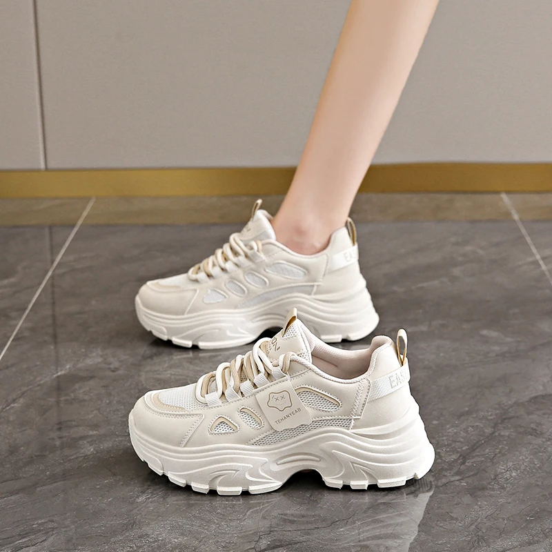 Кроссовки CRLAYDK женские массивные модная повседневная обувь на платформе