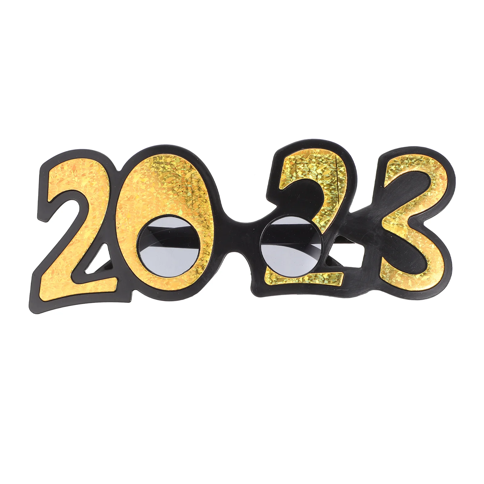 

Glasses New Year Party Eyeglasses Sunglasses Eve Happy Years Eyewear Graduation Photo Frame Number Props Fun Eyeglass Novelty