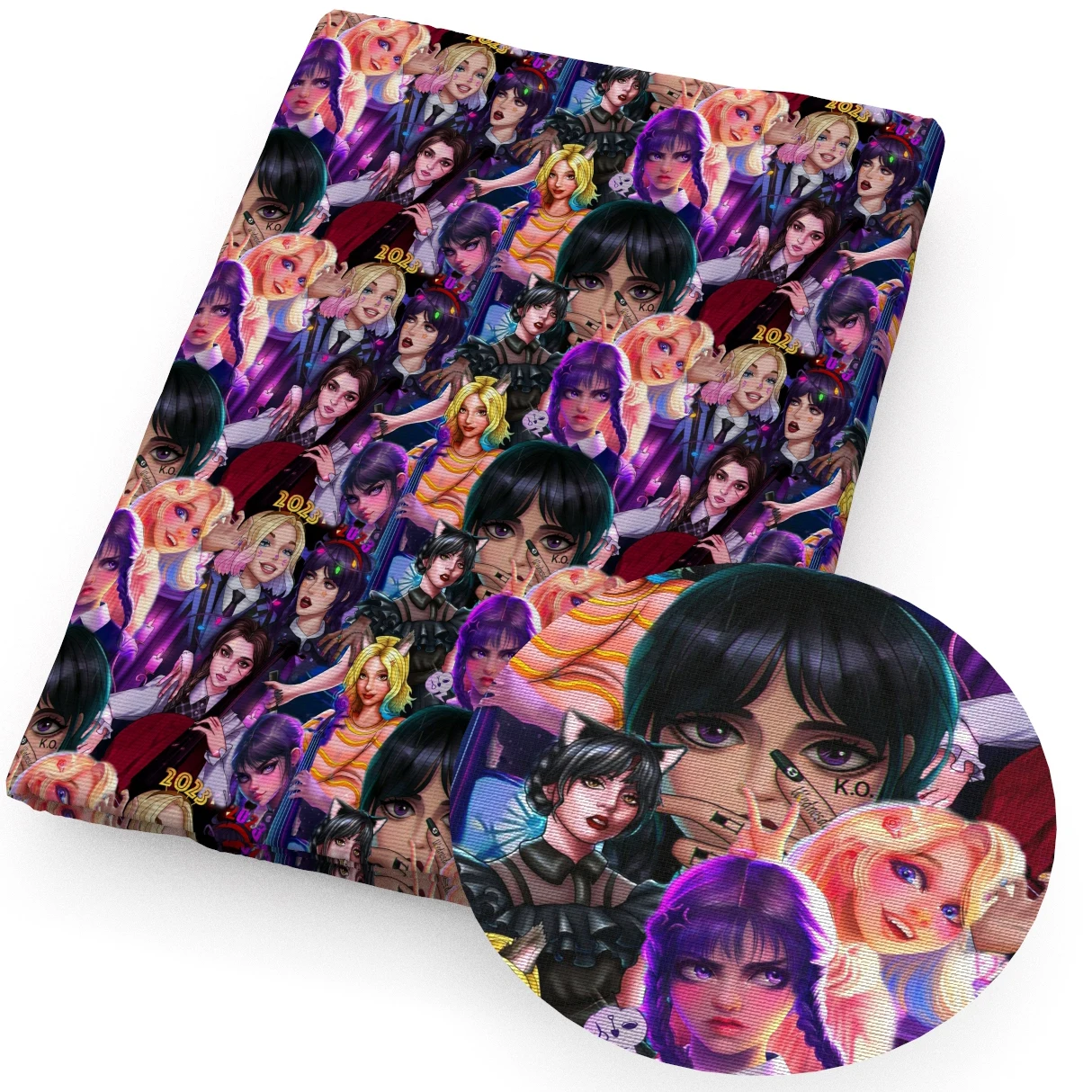 50*45 см/50*145 см мультяшный рисунок по мотивам фильма среду семья идол хлопковая