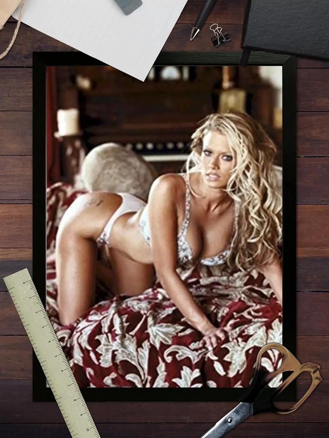 Плакат на холсте и настенное искусство jenna jameson печать с изображением современный