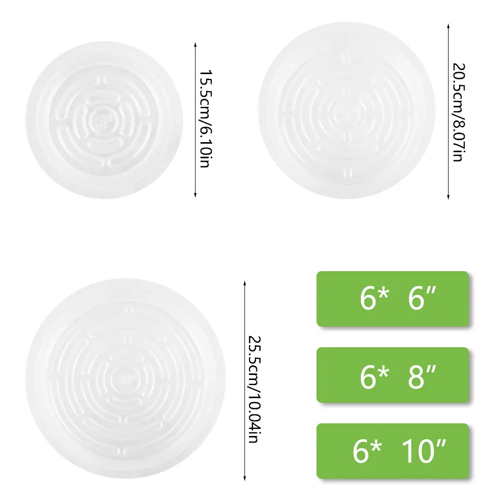 Пластиковый Поднос Для Цветочного Горшка Круглый Дренажный Тарелка Садовых