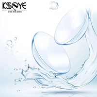 ksseye 1 pair2pcs transparent contact lenses for eyes myopia prescription natural eye contacts lens wearing comfort yearly use