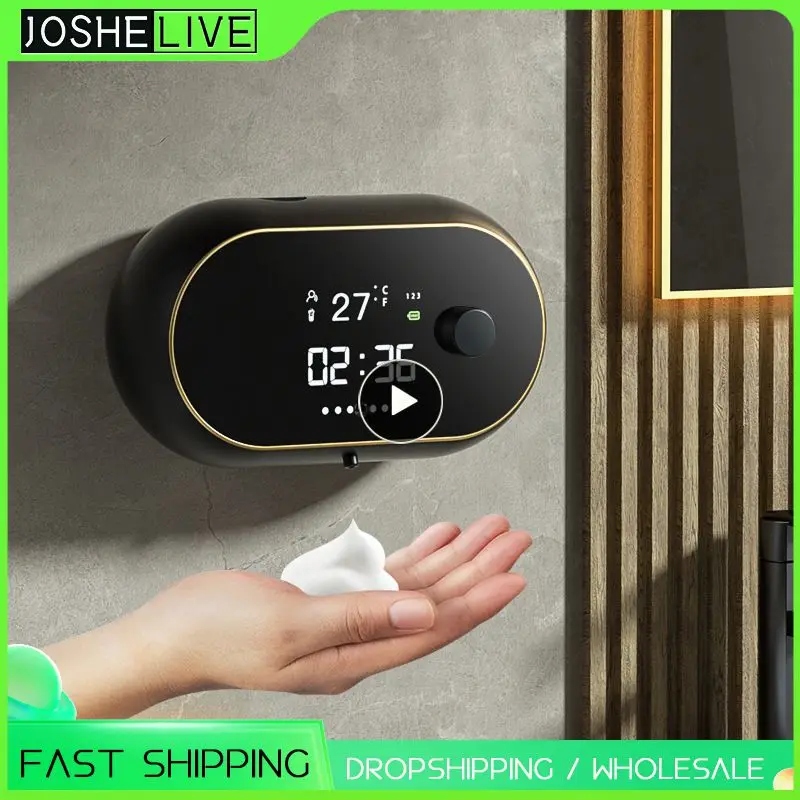 

Liquid Foam Machine Smart Wall-mounted Hand Sanitizer Free Hand Touchless Electric Soap Dispenser Rechargeable New Induction Usb