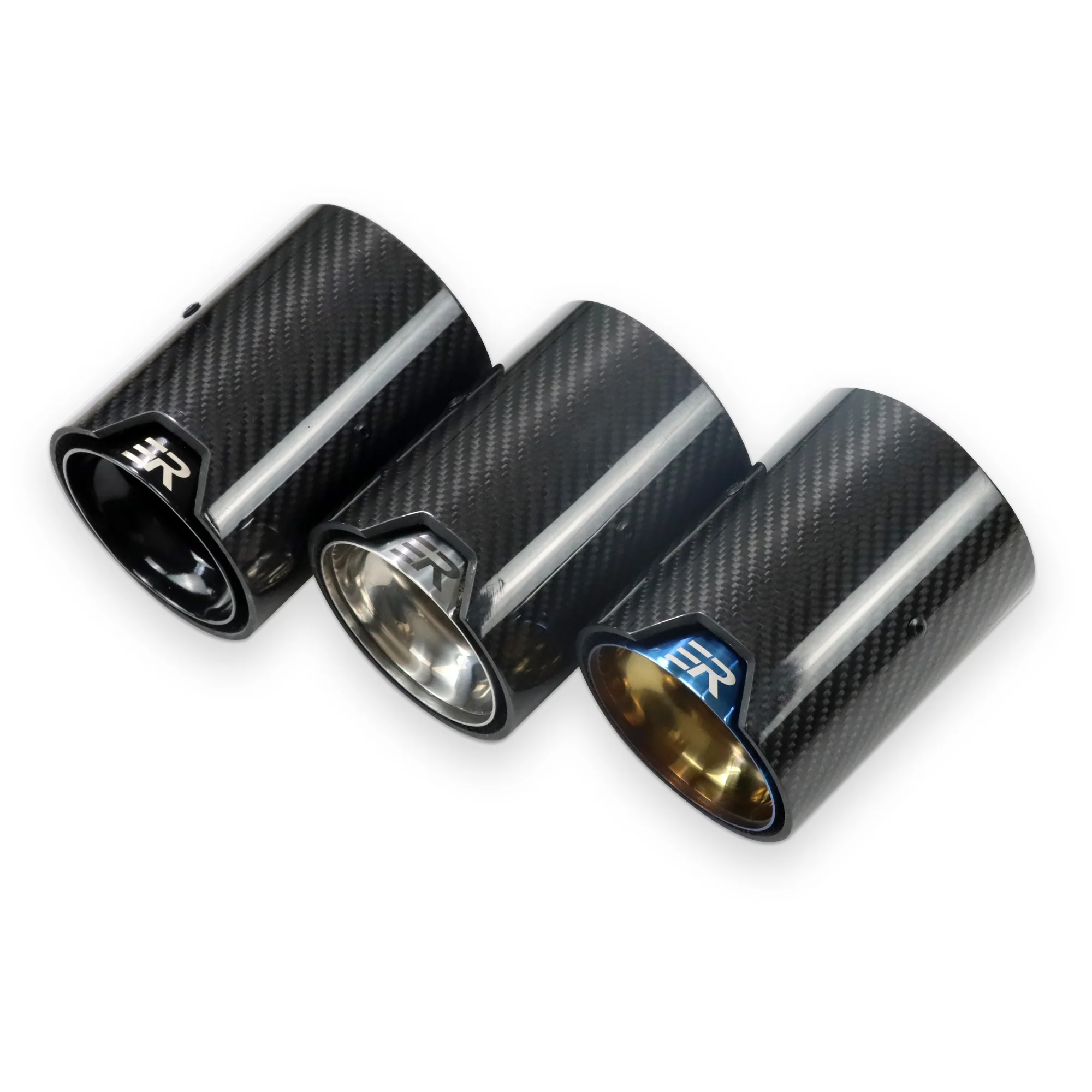 Наконечник Выхлопной Трубы из углеродного волокна для украшения автомобиля