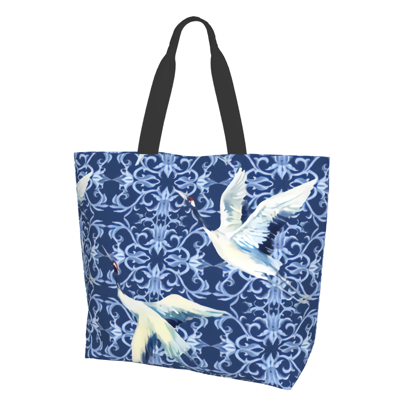 

Дорожная сумка-тоут для поездок, акварельный кран, птица, рюкзак для бассейна, пляжные сумки