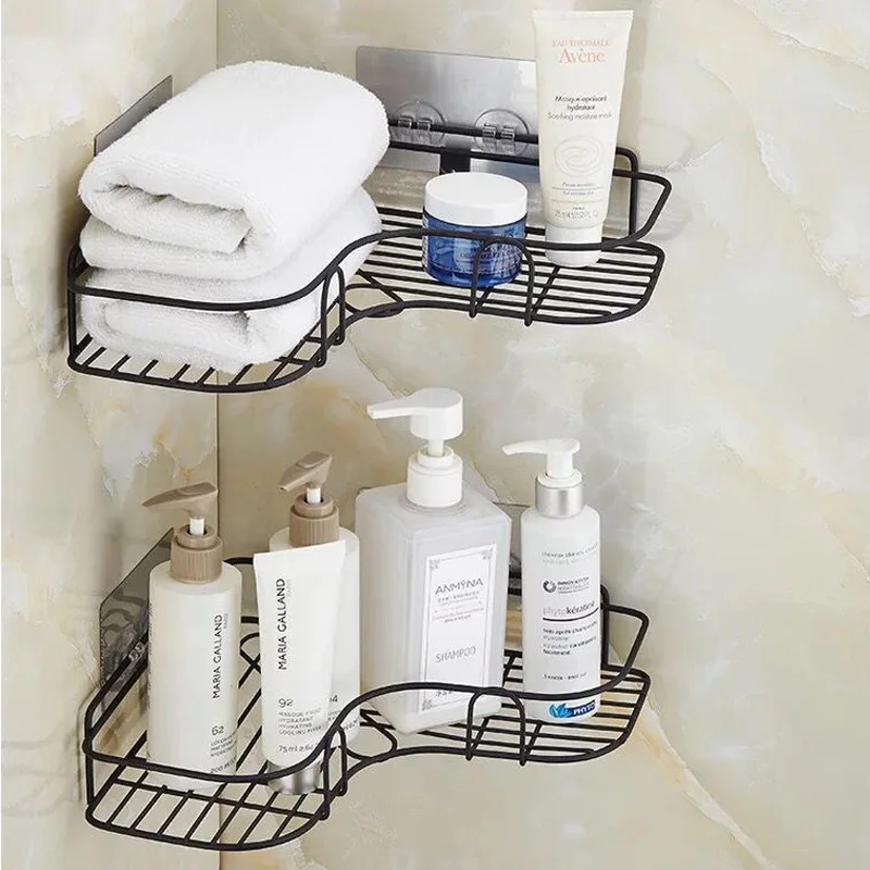 

Настенный держатель для шампуня и ванной, с присоской