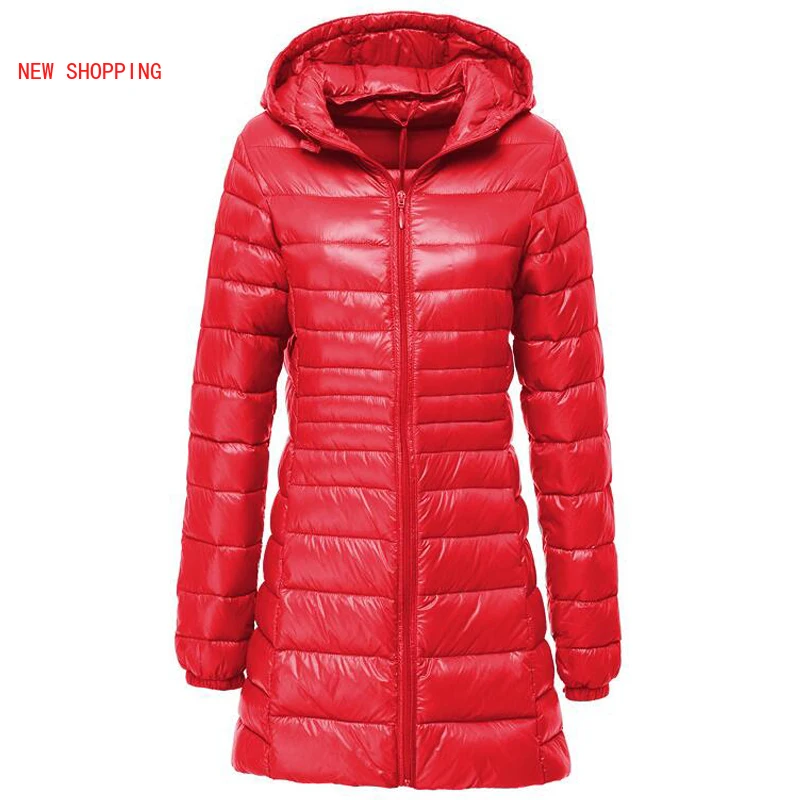 Winter Jacket Women New Arrival Hooded Parka Lightweight Down Long Jackets Chaqueta Mujer Autumn Coats Plus Size 6XL 7XL Clothes
