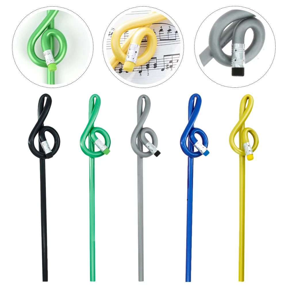 

Pencilclef Note Musical G Writing Drawing Treble Bent Cute Sketch Painting School Assorted Gift Students Artists Kids Kawaii