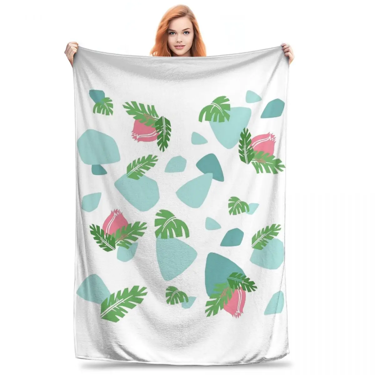 Одеяло с рисунком Ivysaur флисовые легкие покрывала для дивана дома спальни улицы