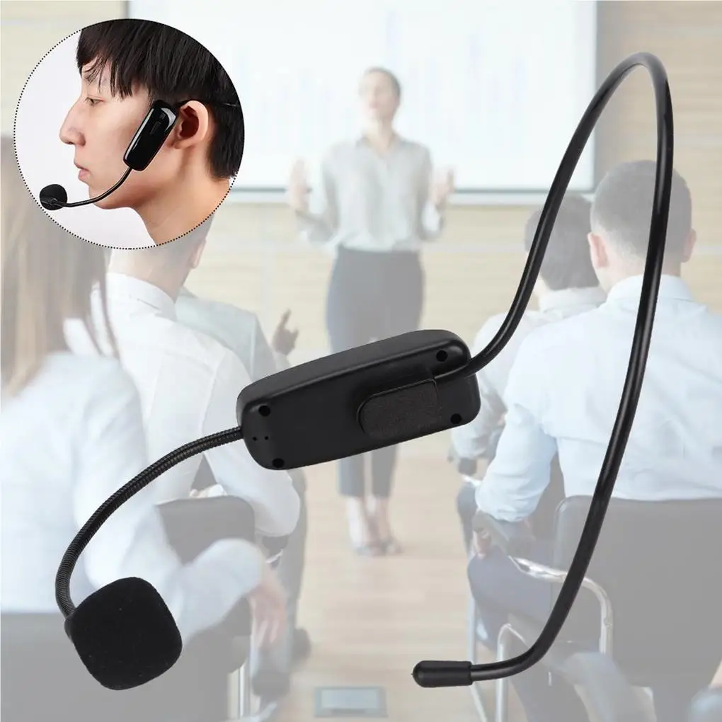 

UHF Wireless Microphone Headset Wireless Microphone Mic for Teaching Meeting Tour Guide