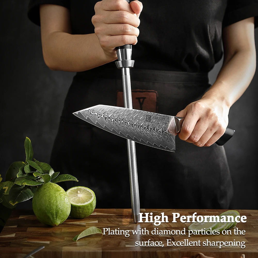 XINZUO Алмазный Хонинговый Стержень Для Ножей Профессиональная Точилка Кухонных С
