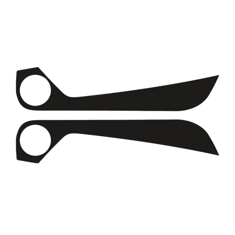 

2 шт., защитная накладка на дверь автомобиля из углеродного волокна для Ford Mustang 2015-2019