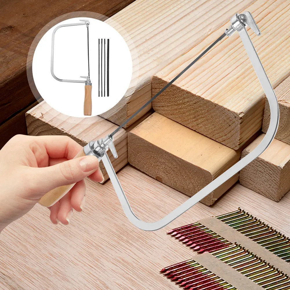 Пила для деревообработки ручная Настольная пила проволоки с деревянной ручкой