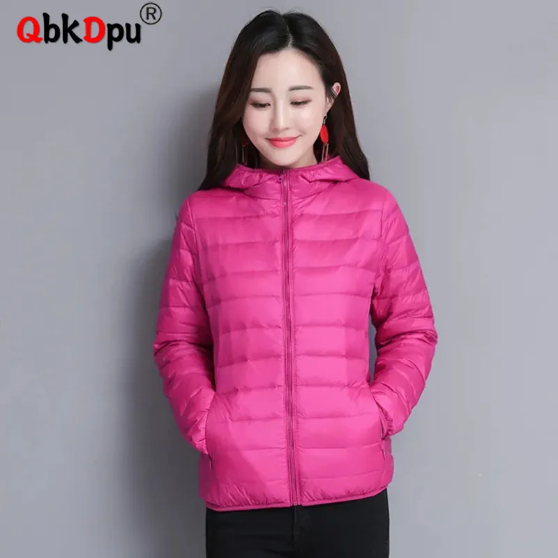 

Casual Lightweight Coats Fashion Slim Candy Color Parkas Jackets Korean Waterproof Cotton Padded Casacos Winter Fall Jaquetas