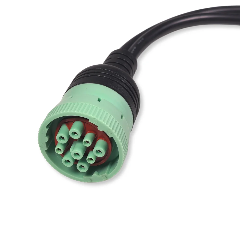 OBD2 16-контактный адаптерный кабель для Cum-mins J1939 9-контактный разъем папа-мама J1708