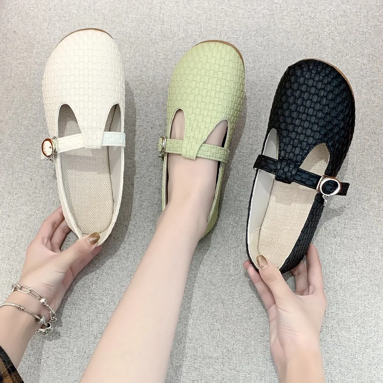 

2022 New Women's Flat Casual Shoes Shoes Woman Wu010 R026