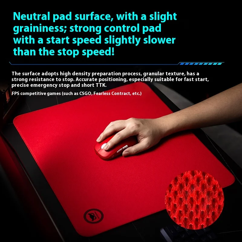 Игровой коврик для мыши Waizowl Falcon Fukurou 3 5 мм x 490x420 гладкая и тонкая подушка стола