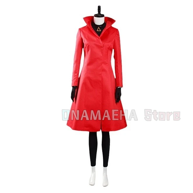 Кармен Изабелла Косплей Костюм Санджи Красное Платье со Шляпой Перчатки