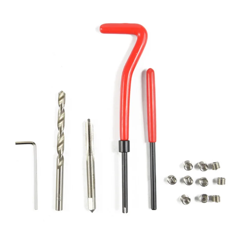 30pcs Car Engine Block Restoring Damaged Thread Repair Tool Kit M5 M6 M8 Auto Helical Coil Insert Garage Tools