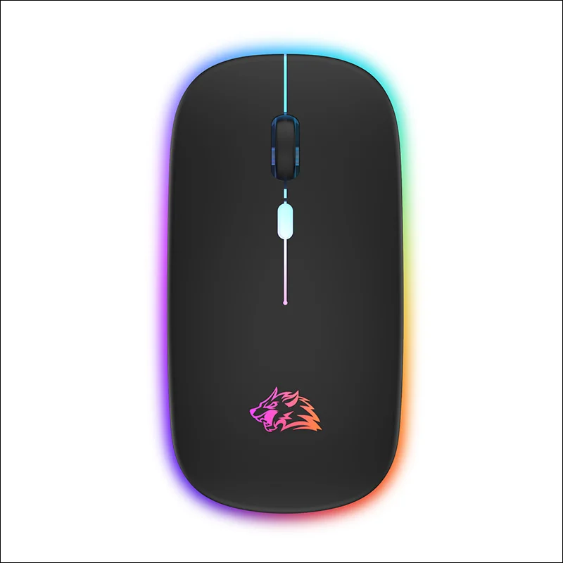 

Bluetooth Wireless Mouse with USB Rechargeable RGB Mouse for Computer Laptop PC Macbook Gaming Mouse Gamer 2.4GHz 1600DPI