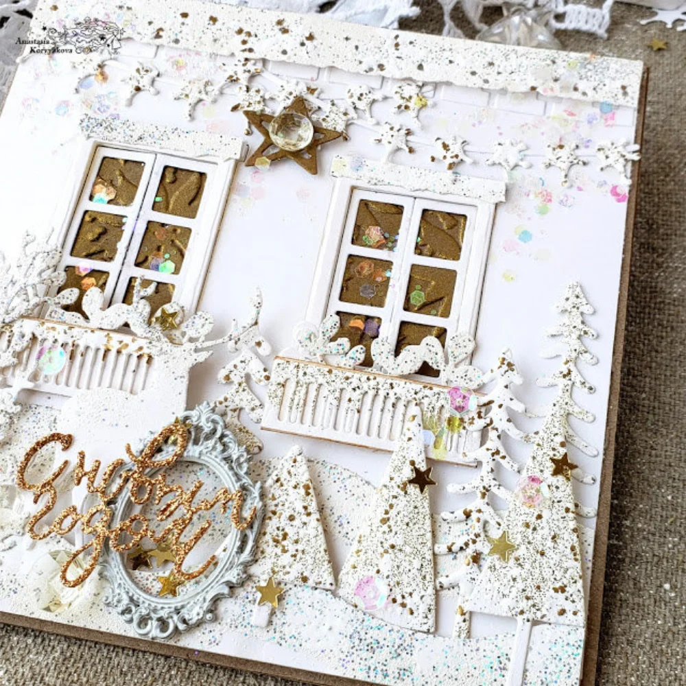 KeepArts металлические штампы с русской DIY Скрапбукинг фотоальбом декоративное