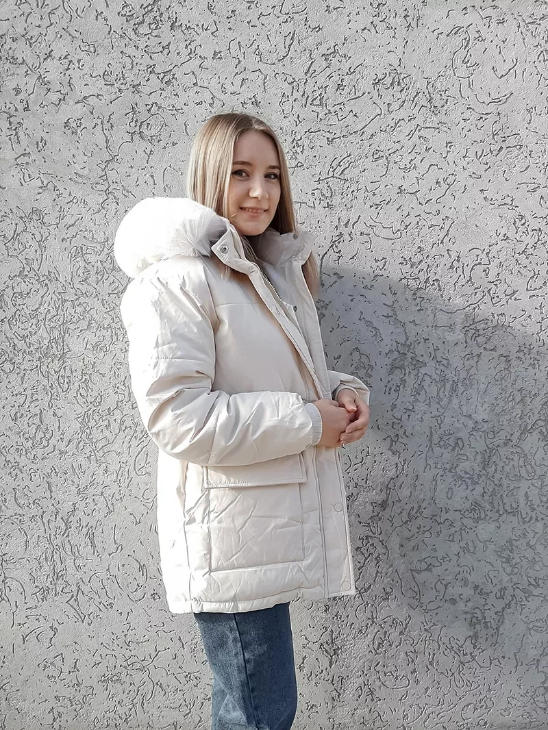 2022New Cotton Padded Fur Parka New Big Fur Collar Down Winter Jacket Women Thick Warm Parkas Female Outerwear