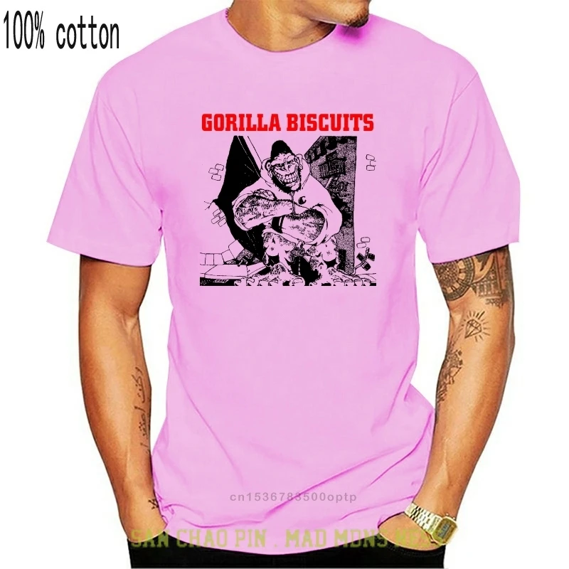

Белая футболка с рисунком бисквита Gorilla Retro