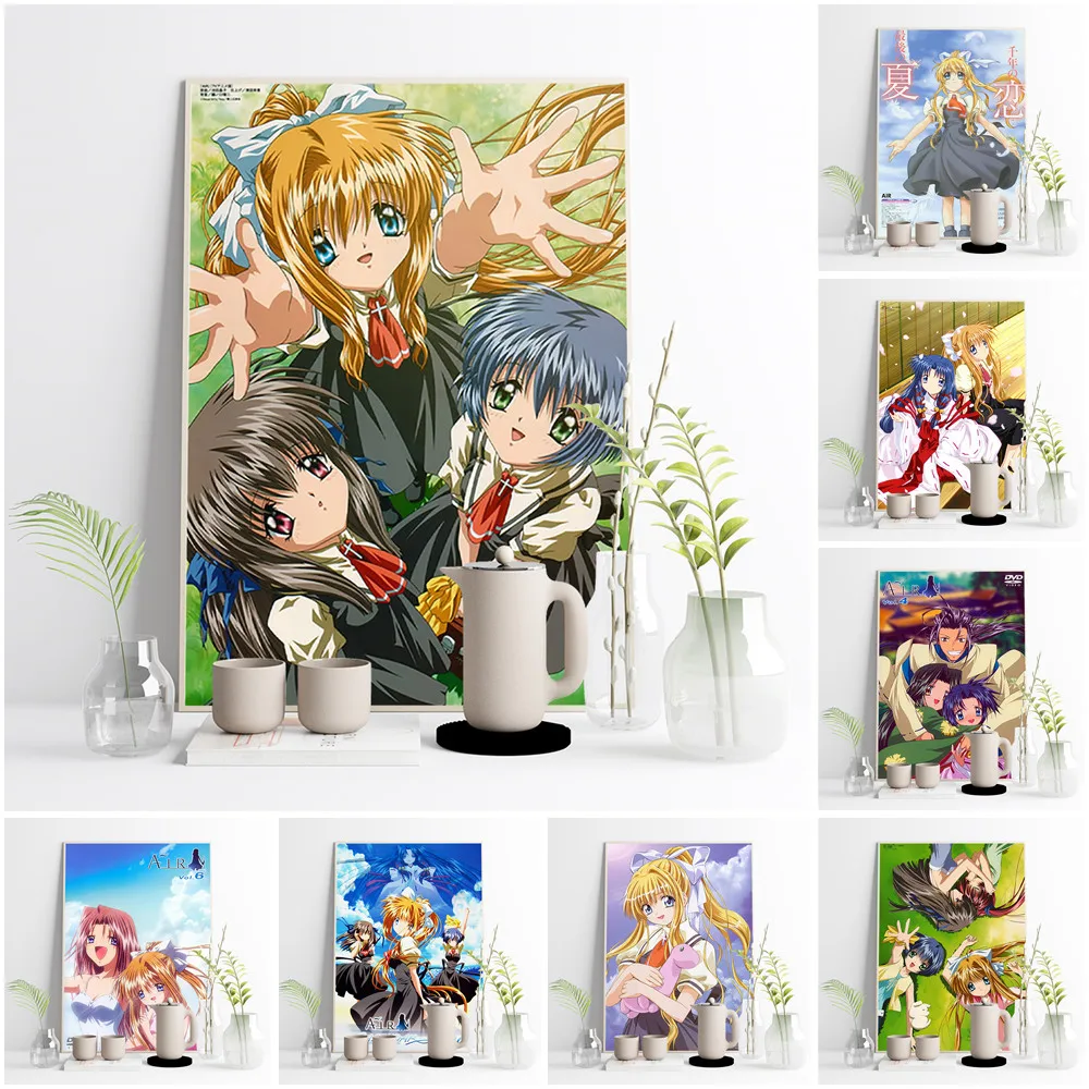 

Air Japanese Anime Print Art Poster Fantasy Manga Canvas Painting Modern Cartoon Wall Stickers Otaku Decor