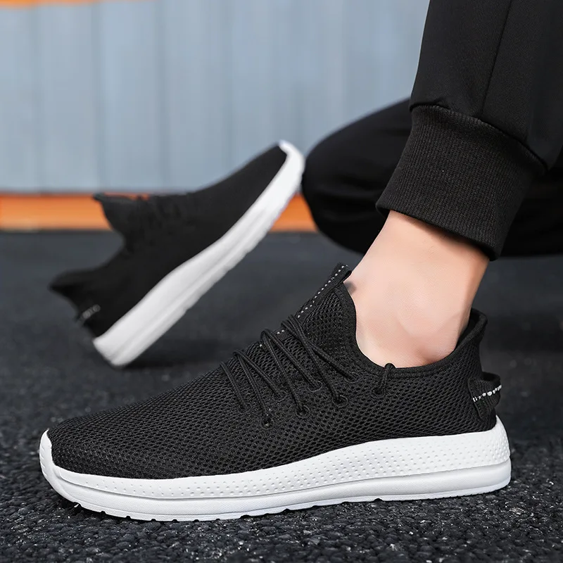 

Light Men Running Shoes Comfortable Breathable Male Sneakers Casual Antiskid Wear-resistant Jogging Man Sport Shoes Plus Size