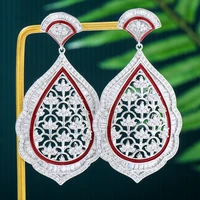 missvikki dubai luxury gorgeous big pendant earrings for fashion women bridal earring aretes de mujer modernos gift 2022 hot