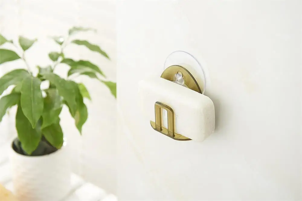 

Kitchen Sink Drain Rack Plastic Suction Cup Sponge Holder Sponge Storage Rack Sink Stand Holder Organizer Kitchen Accessories