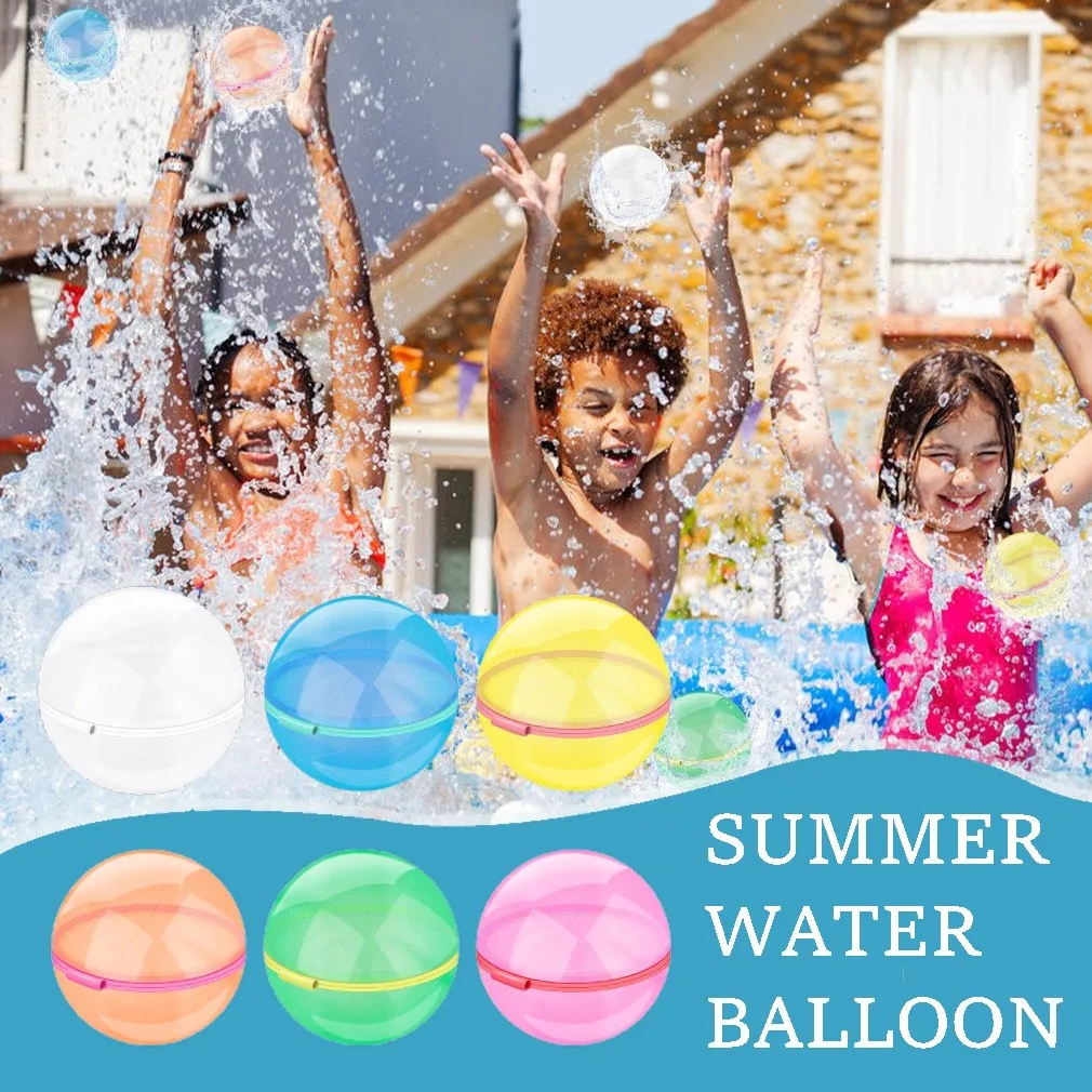 

Different Reusable Water Bomb Splash Balls משחקי מים Water Balloons Absorbent Ball Outdoor Pool Beach Play Toy giochi estivi