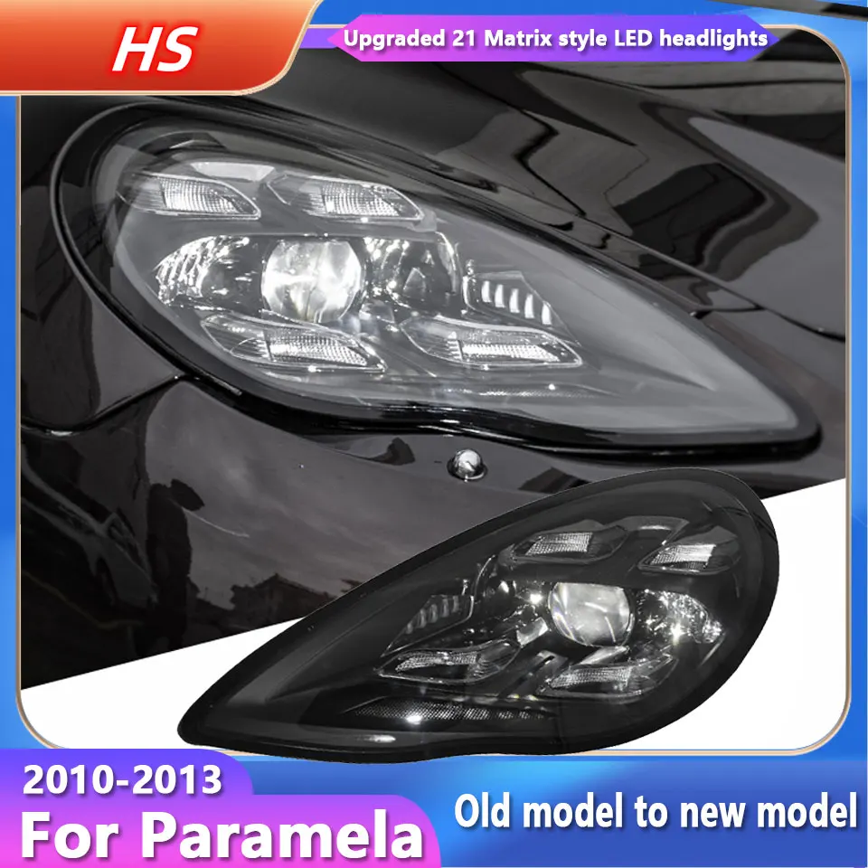 

For Porsche Palamela 970.1/2 Old to New 2010-2016 Upgrade 2022 Matrix LED Headlights Plug And Play No Need to Replace Bumper