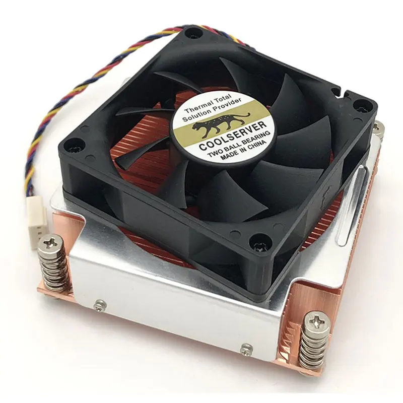 Кулер для сервера ЦП 2011 бесшумный кулер 2U3C 4 контакта ШИМ рабочая станция