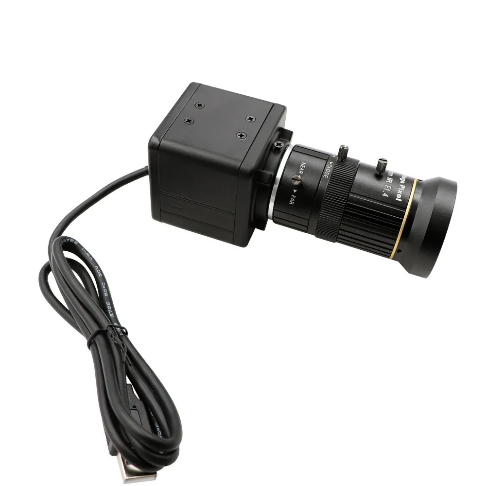 

Монохромная USB-камера с фиксированным варифокальным увеличением, 5-50 мм