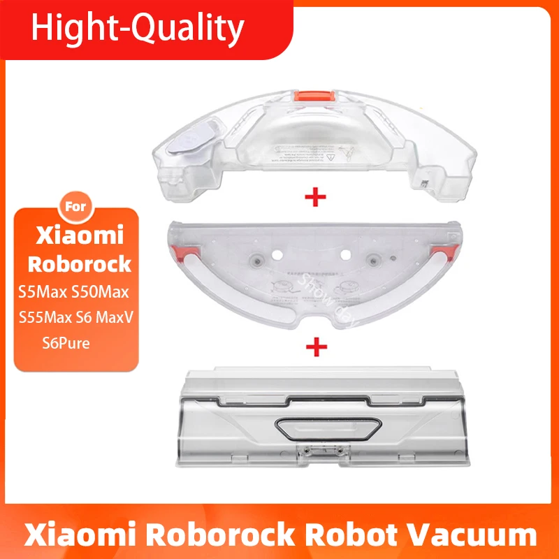 

Vacuum Cleaner Part Electrically controlled water tank and Water tank Tray for Roborock S5 MAX Accessories S50 MAX S55MAX S65MAX
