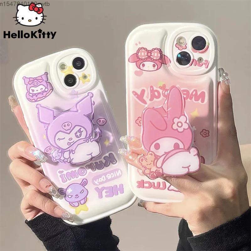 

Чехол Sanrio для Iphone Kawaii My Melody Kuromi Iphone чехол для Iphone 11 12 13 14 Promax 12 13 Mini X Xs Xsmax Xr 6 7 8 Plus Se2020