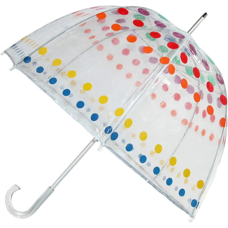 

Size one size Classic Clear Dome Polka Dot Bubble Umbrella