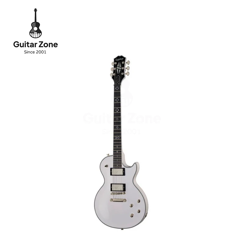 

Epiphone Jerry Cantrell Les Paul Custom Prophecy Professional Electric Guitar - Bone White