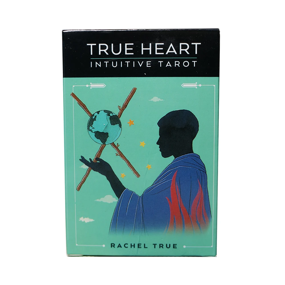 

New True Heart Intuitive Divination Tarot Cards for Beginners Full English Divination Cards PDF Guide Board Game