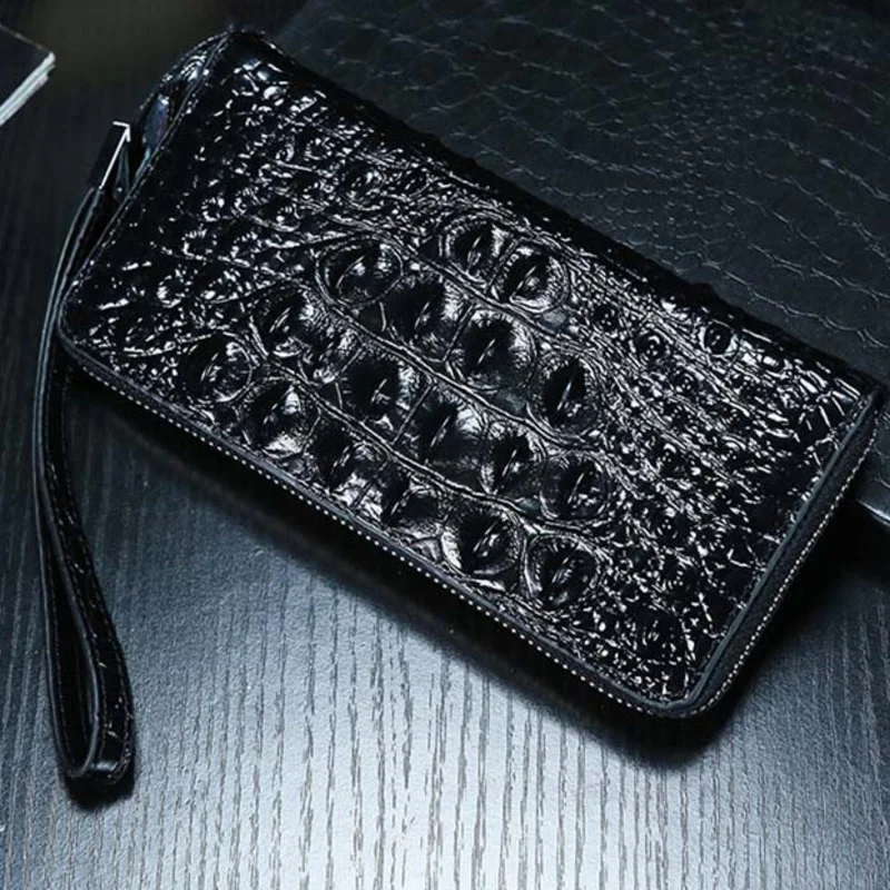 Woman Wallet Men Clutch Bags Cowhide Men's Large Capacity Personalized Luxury Fashion Genuine Leather Purse Wholesale Purses