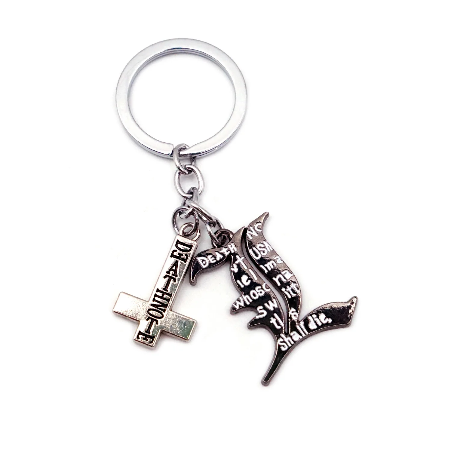 Японский аниме Death Note Book брелок двойной L черный блокнот Cospaly Yagami Light MisaMisa крест