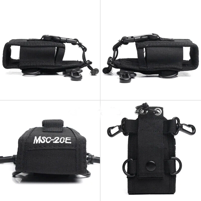 MSC-20E Nylon Pouch Bag Carry Case for BaoFeng UV-5R UV-82 UV-XR UV-9R Plus YAESU TYT WOUXUN Mototrola GP338 Radio Walkie Talkie