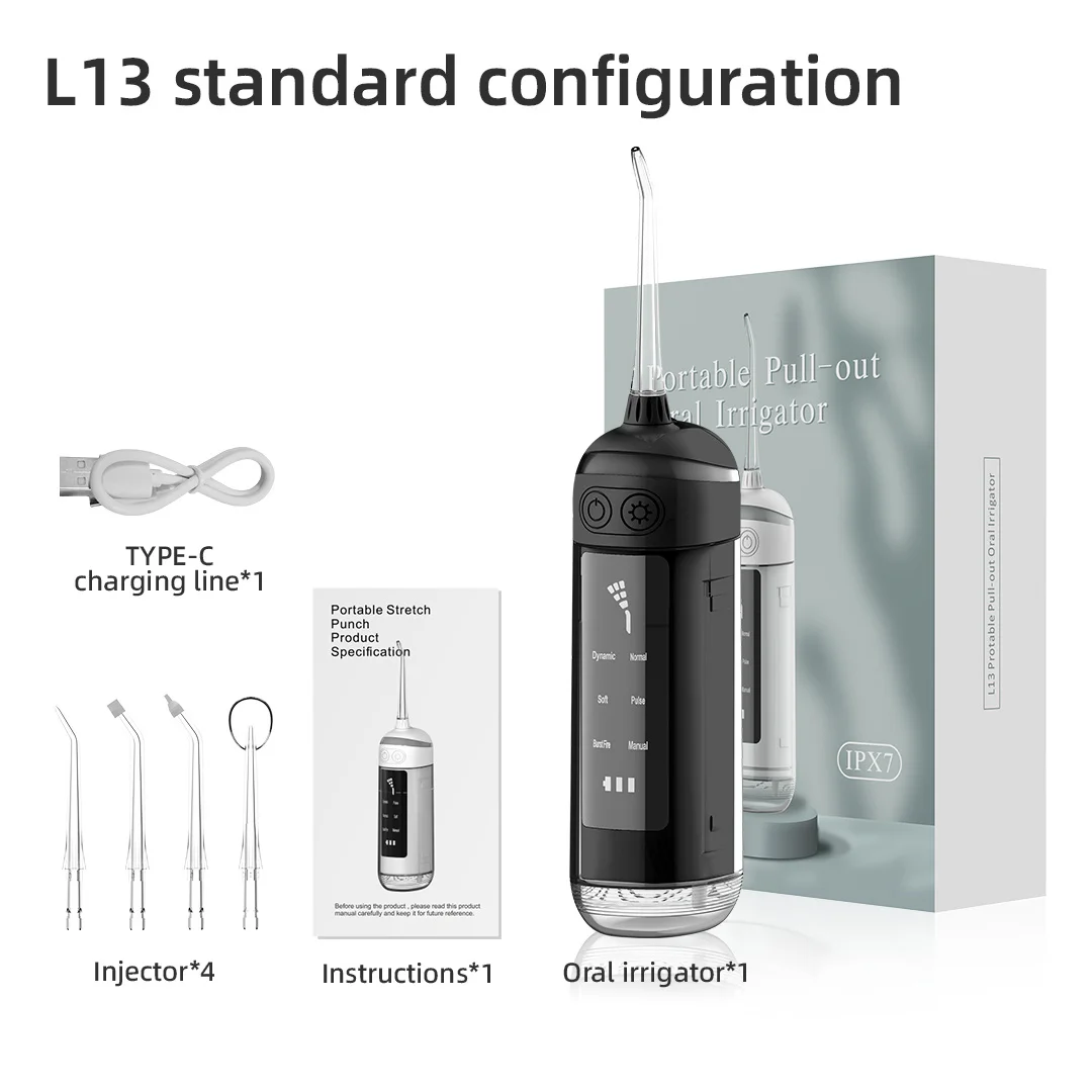 

6 Modes Oral Irrigator Usb Rechargeable Teeth Cleaning Tools Electric Plaque Remover for Teeth Profetional IPX7 Waterproof