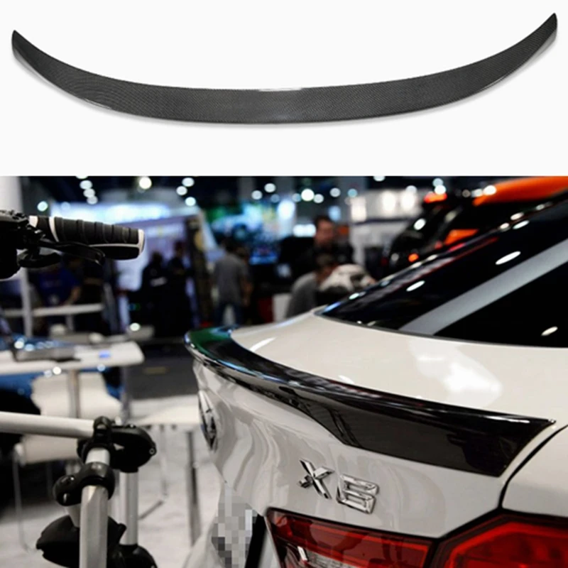 

For BMW X6 F16 Spoiler Carbon Fiber Material 2014 2015 2016 - UP X6 Carbon Spoiler M Performance Style