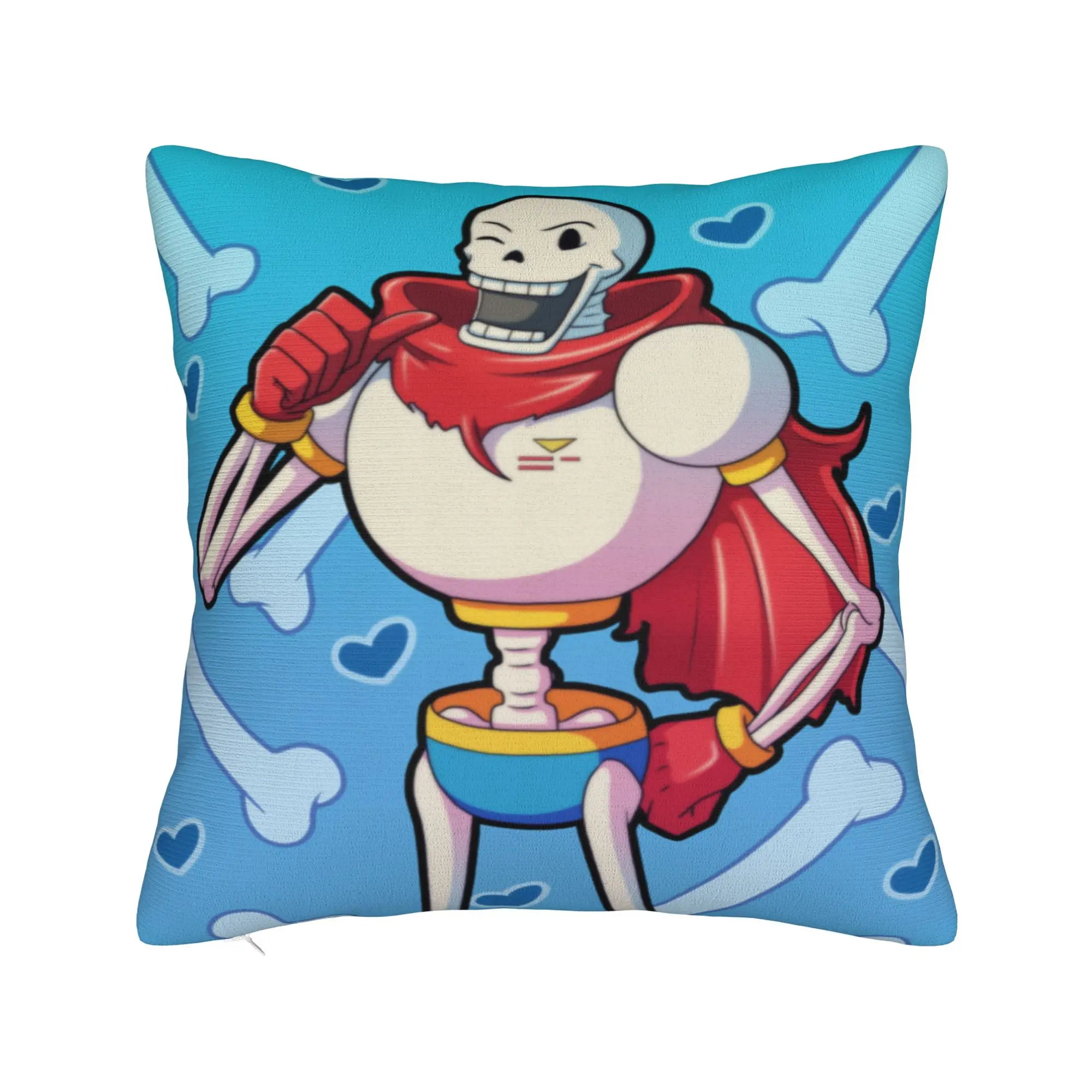 Фото Наволочка U-Undertale Papyrus, милая наволочка, мягкие наволочки для свадебной вечеринки, домашнего декора №1