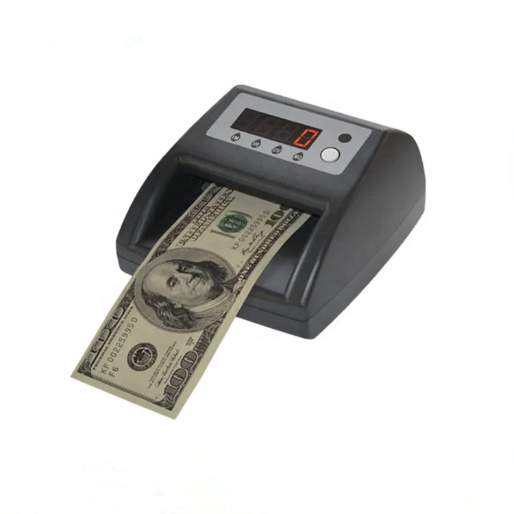 

Wholesale Portable Bill Counter Counterfeit Fake Money Currency Detector For US Dollars