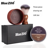 gift box 3 sets bluezoo mens care gronma shaving hu brush bubble bowl shaving brush