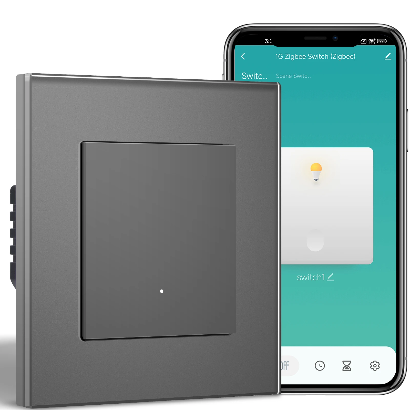 

Умные выключатели BSEED Zigbee со стеклянной рамкой